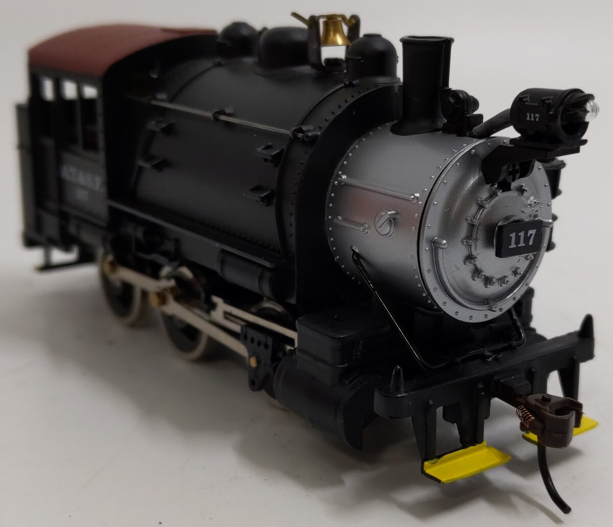Mantua 393001 HO Scale ATSF 0-6-0 Tank Switcher Locomotive #117