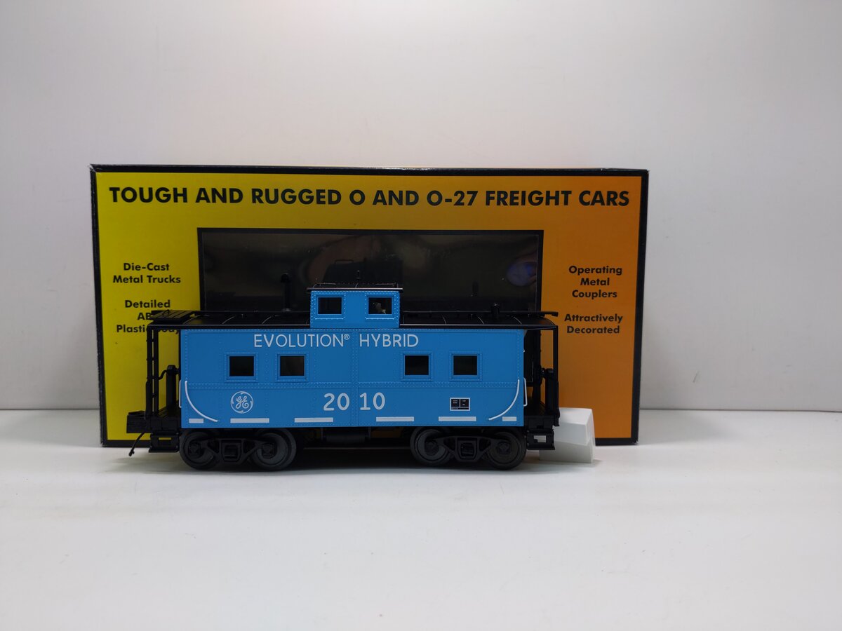 MTH 30-77262 O Gauge G.E. Evolution Steel Caboose #2010