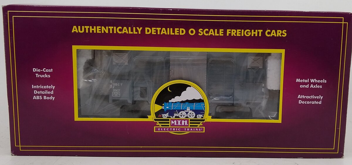 MTH 20-99045 O SBB CFF European Gedeckter Güterwagen/Box Car