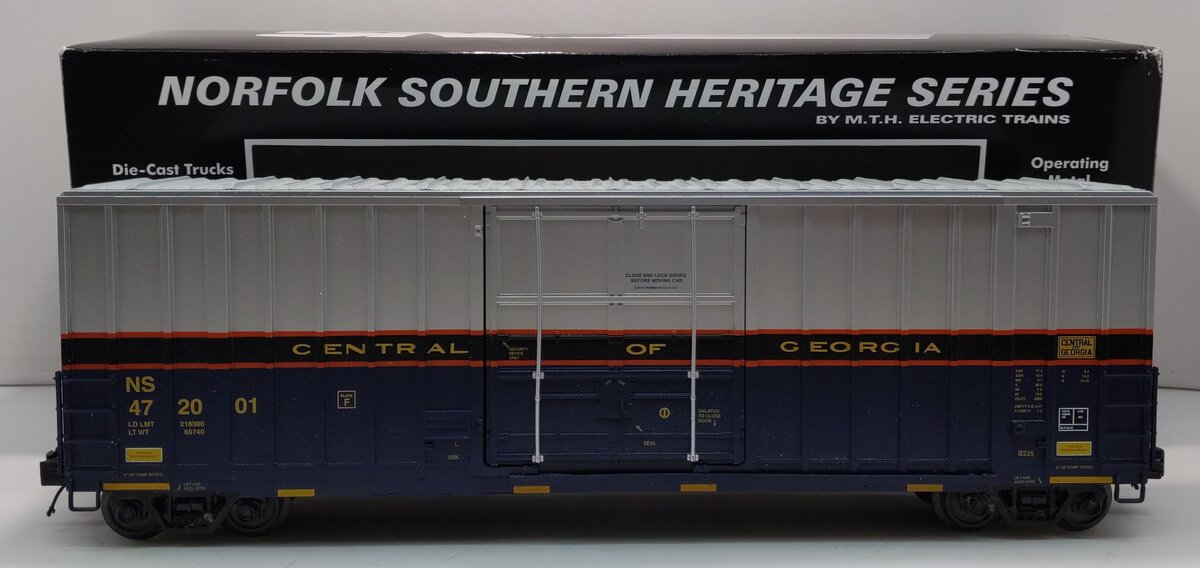 MTH 20-93594 O Central O Georgia 50' High Cube Box Car #472001