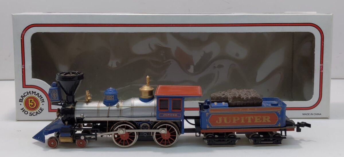 Bachmann 51124 HO CP 4-4-0 Jupiter Steam Locomotive & Tender #60 -DC