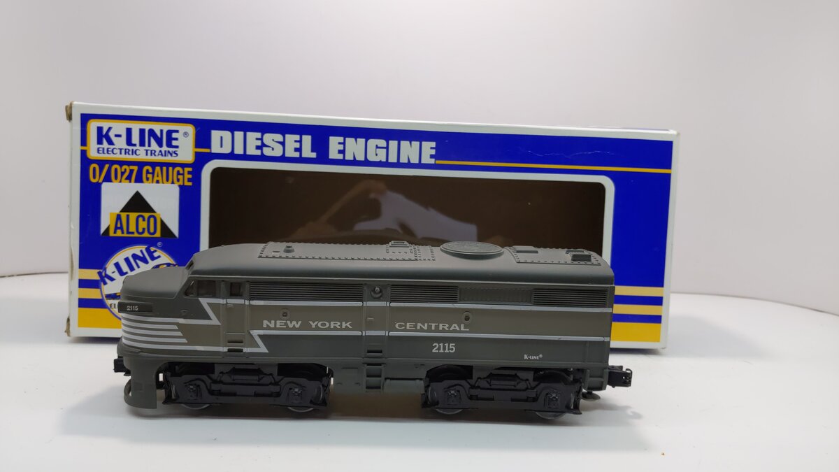 K-Line K2115D O New York Central Alco Non-Powered A Unit Diesel Locomotive #2115