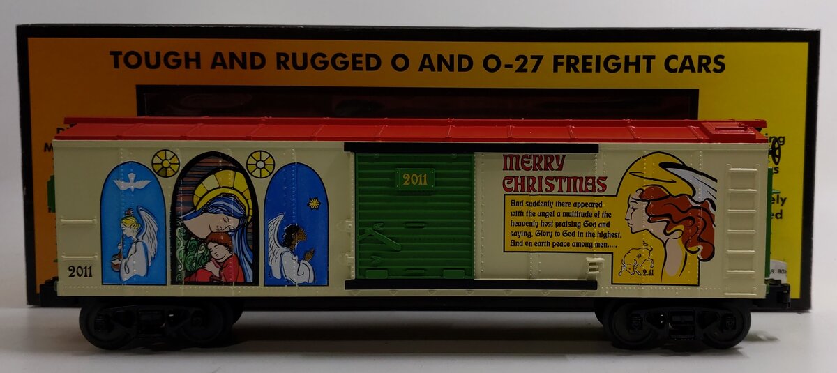 MTH 30-74656 O Gauge 2001 Christmas Box Car