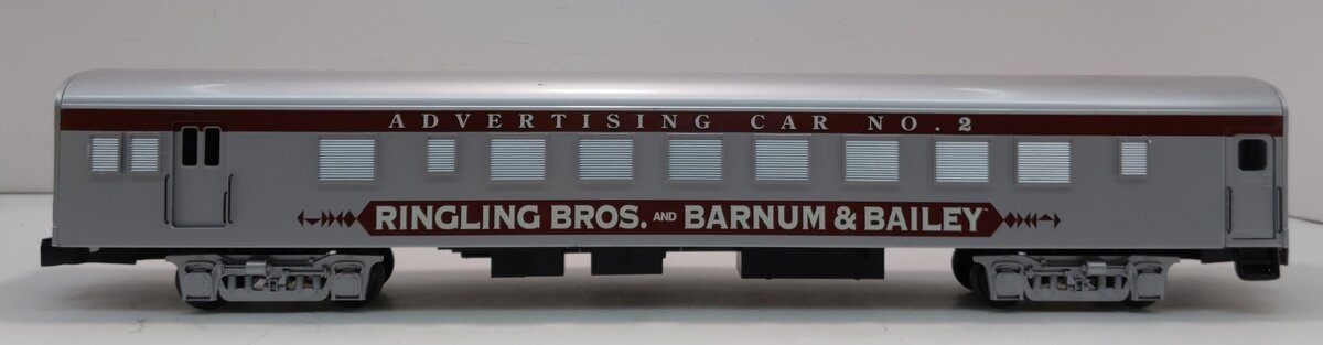 Lionel 6-22628 O Gauge Ringling Bros & BB 18' Aluminum Advertising Car #2