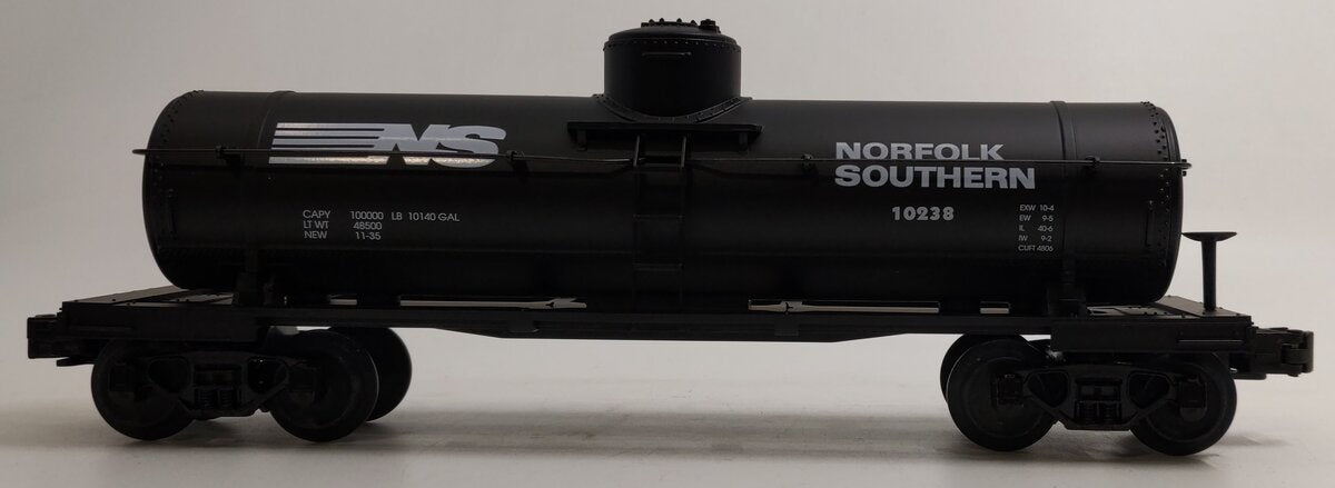 MTH 30-7312 O Gauge Norfolk Southern Single Dome Tank Car #10238