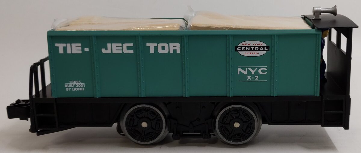 Lionel 6-18455 O Gauge New York Central Operating Tie-Jector Car