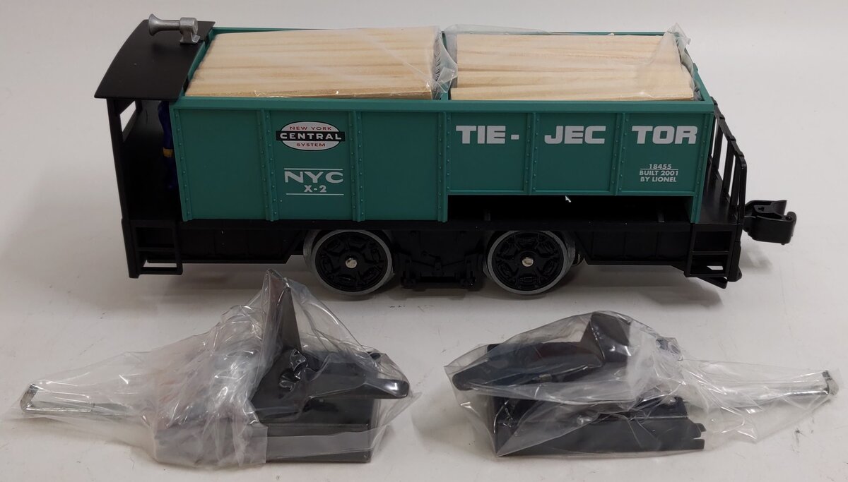 Lionel 6-18455 O Gauge New York Central Operating Tie-Jector Car