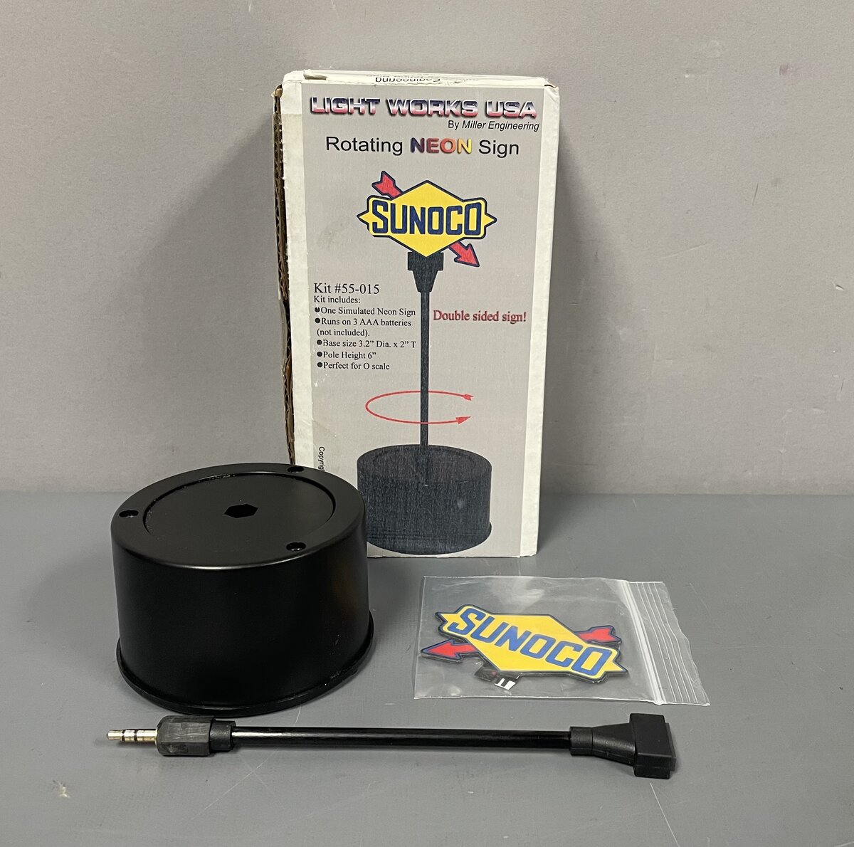 Miller Engineering 55015 O Sunoco Double-Sided Rotating Sign
