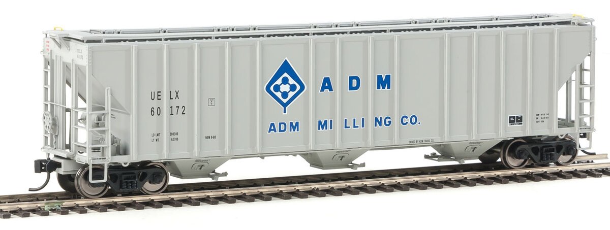 Walthers 920-106113 HO Archer Daniels Midland 55' Evans 4780 Cvrd Hopper #60172