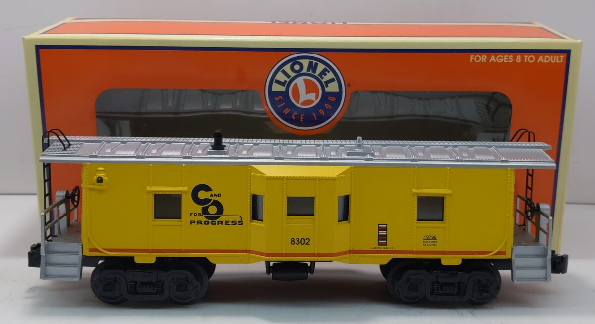 Lionel 6-19796 O C&O Bay Window Caboose #8302