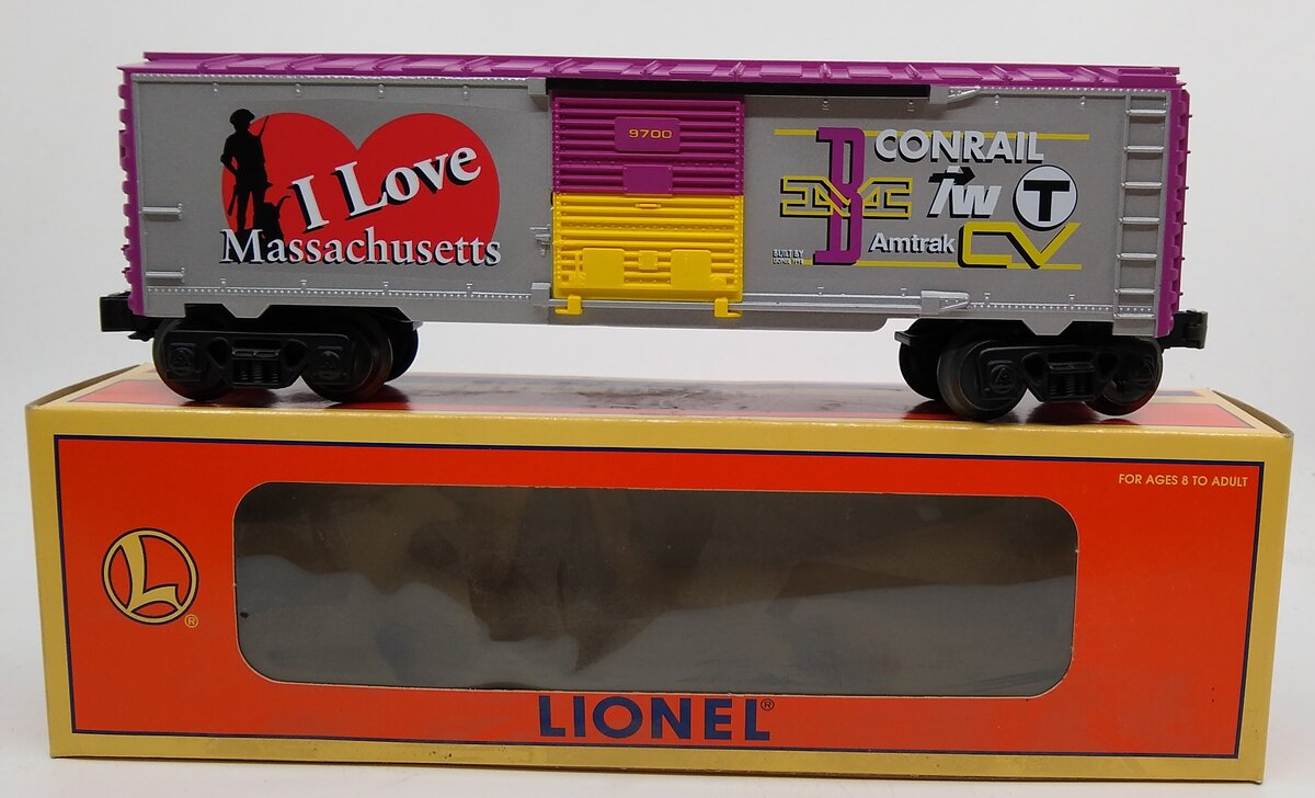 Lionel 6-19951 O Gauge I Love Massachusetts Boxcar