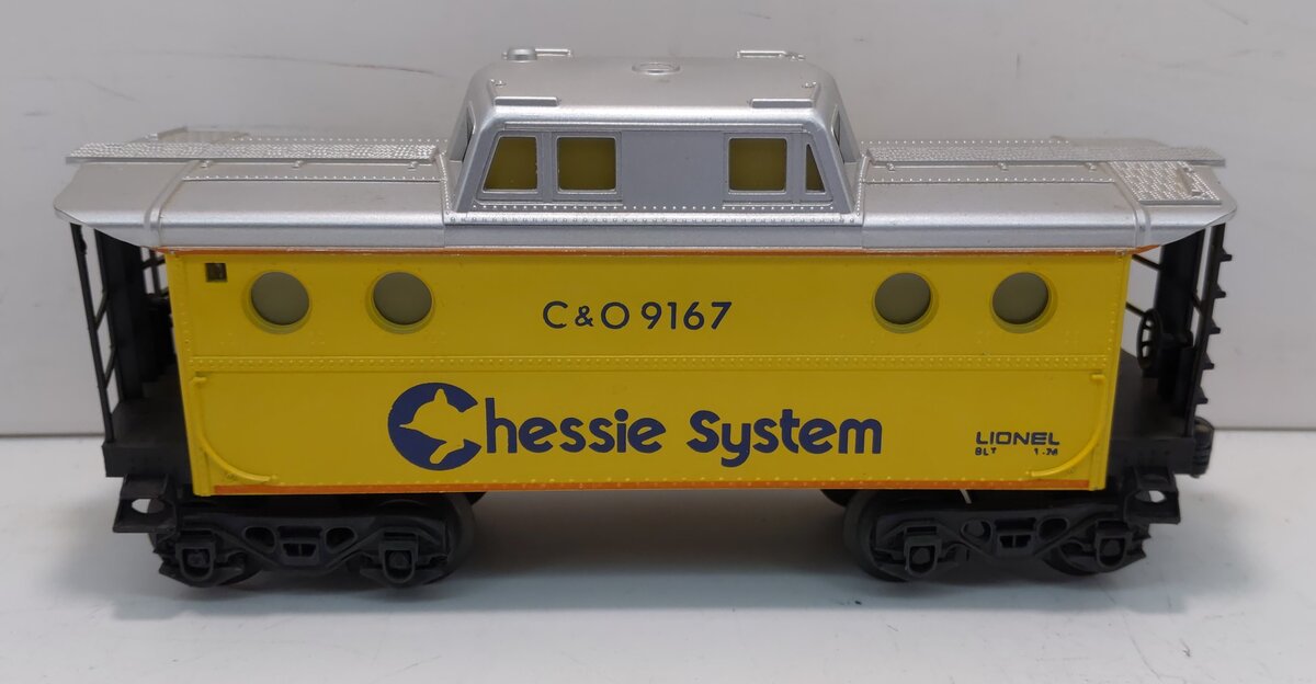 Lionel 6-9167 O-Gauge Chessie System N5C Illuminated Caboose #9167