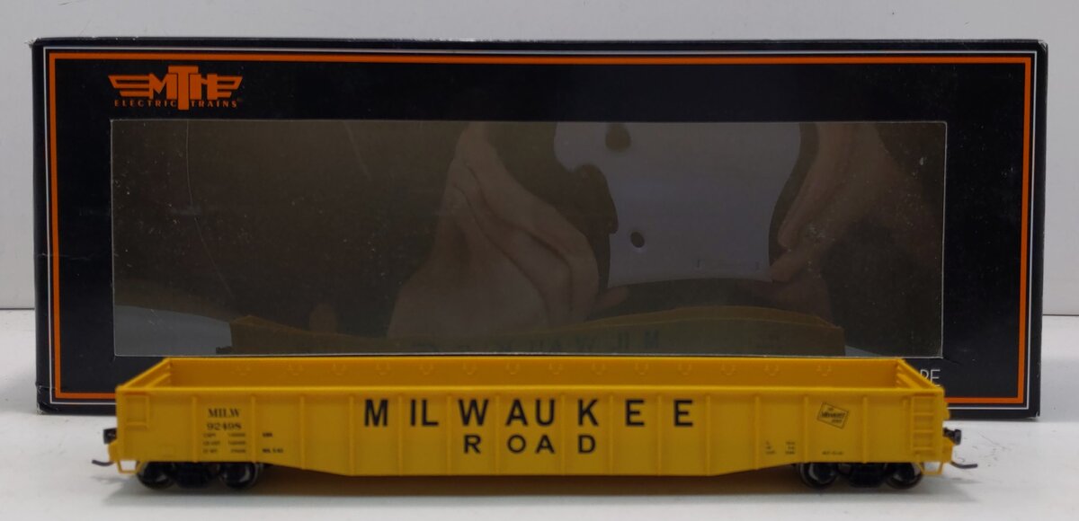MTH 81-72008 HO Milwaukee Road 70 Ton Mill Gondola #92498