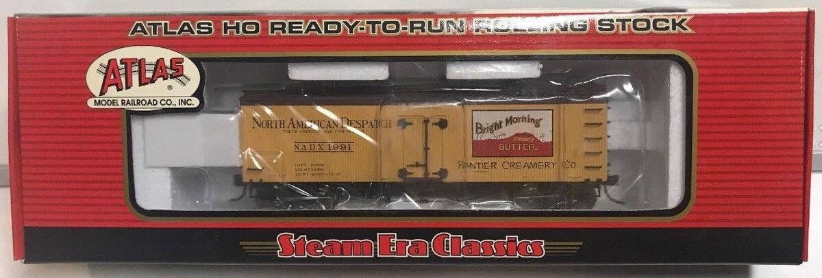 Atlas 6129-2 HO Scale Bright Morning Butter Refrigerator Box Car #1991
