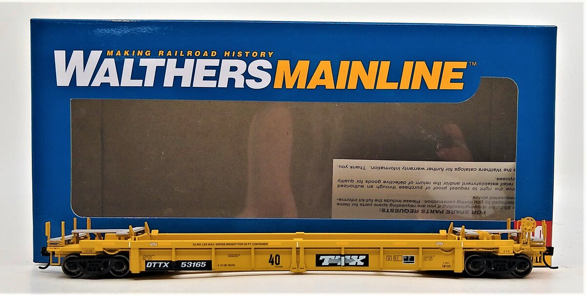 Walthers 910-5603 HO DTTX 40' Well Car #53165