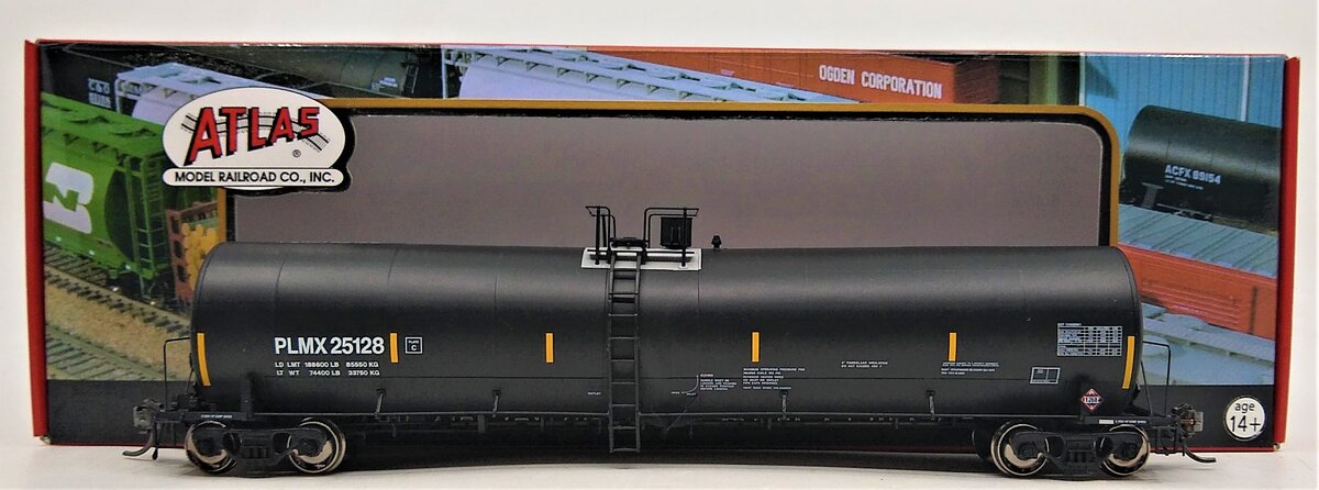 Atlas 20000425 HO Scale PLMX 25,500 Gallon Tankcar #25128