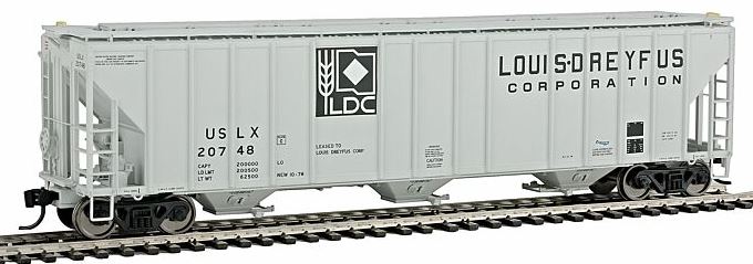 Walthers 920-106119 HO Louis Dreyfus 55' Evans 4780 Covered Hopper USLX #20748