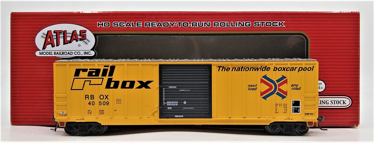 Atlas 20013019 HO Railbox 50' Berwick Box Car #40509