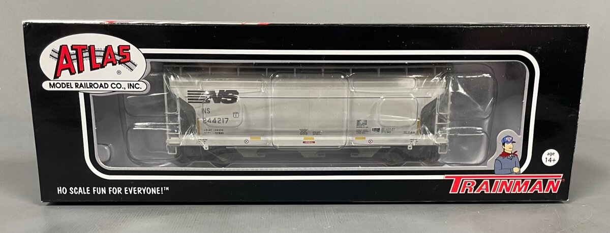 Atlas 20004452 HO Norfolk & Southern ACF 3560 3-Bay Covered Hopper #244212
