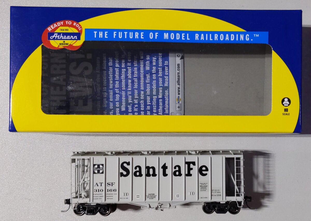 Athearn 87634 HO Santa Fe GATC 2600 Airslide Hopper RTR #310166