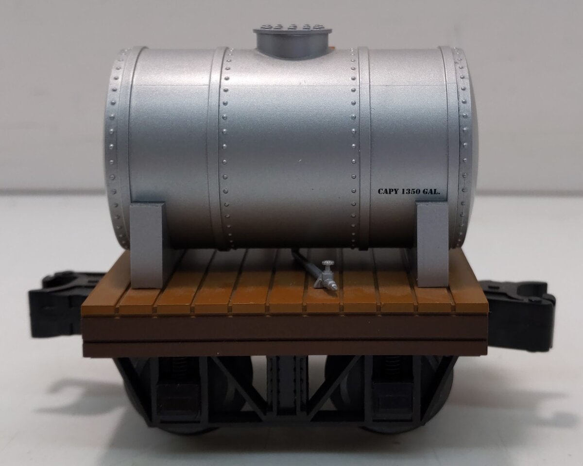 Lionel 6-84297 O Logging Disconnect Steel Tank Car