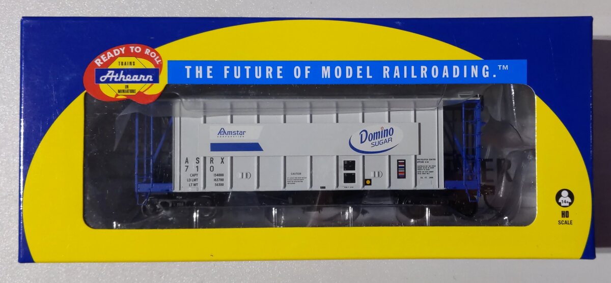 Athearn 87640 HO Domino Sugar GATC 2600 Airslide Hopper RTR #710