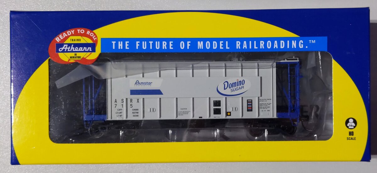 Athearn 87641 HO Domino Sugar RTR GATC 2600 Airslide Hopper #715