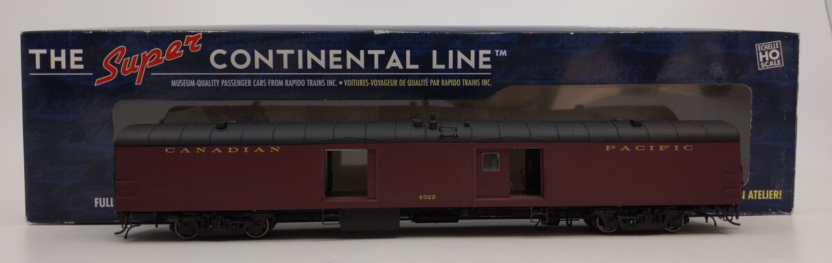 Rapido Trains 106193 HO Canadian Pacific Baggage Express Car #4322