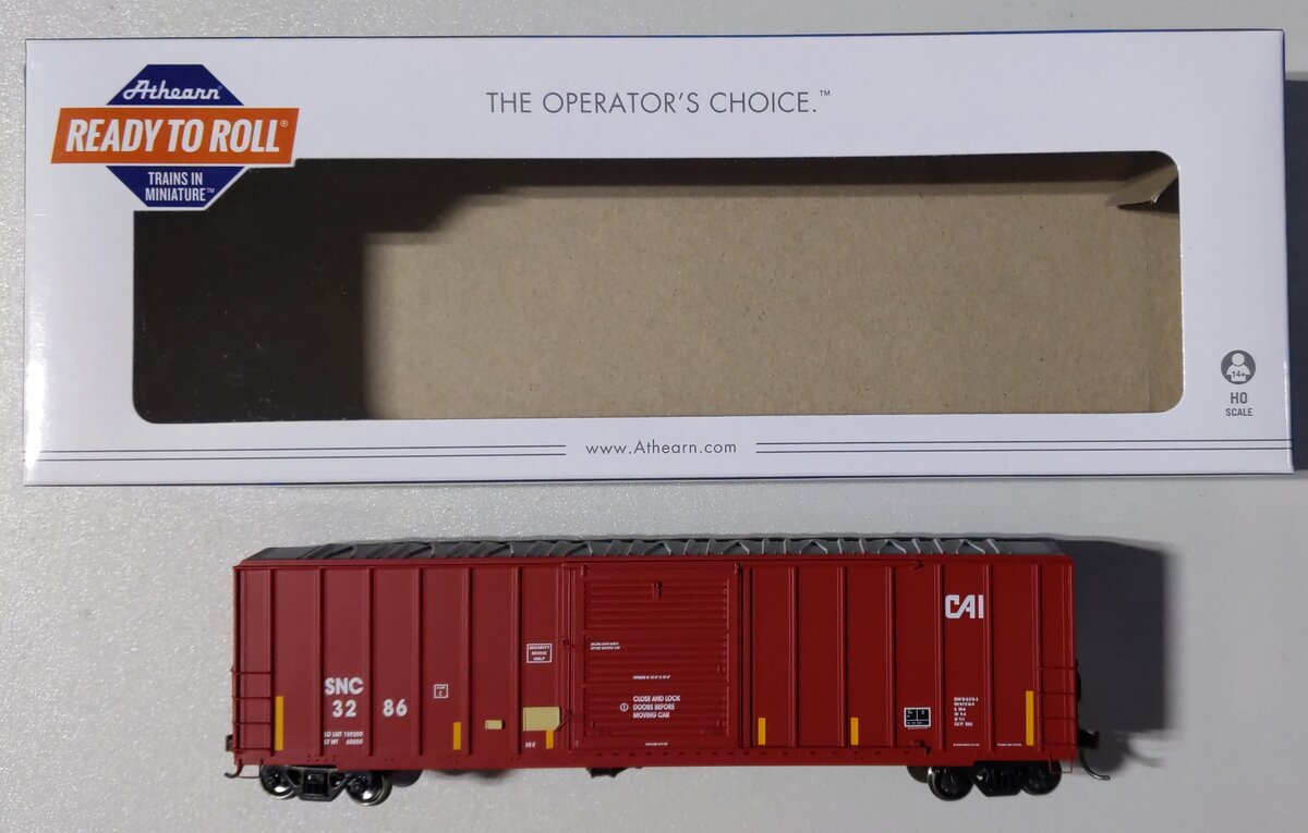 Athearn 14982 HO Saratoga & North Creek RTR 50' FMC 5347 Box #3286