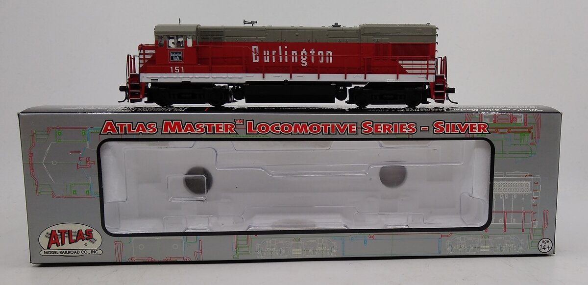 Atlas 10000441 HO CB&Q U30B Diesel Locomotive #151