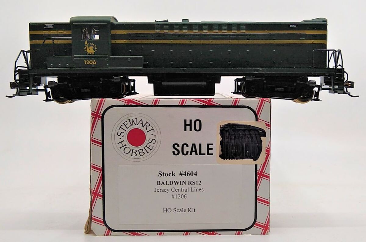 Stewart 4604 HO Central of New Jersey Diesel Baldwin RS-12 Powered #1206