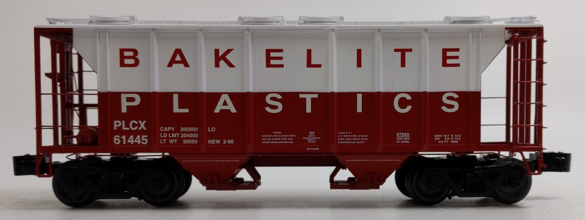 Lionel 6-27059 O Gauge Union Carbide Bakelite Plastics PS-2 Hopper #61445