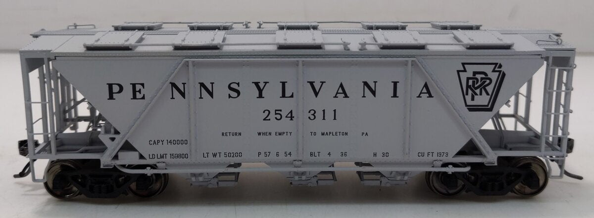 Bowser 40950 HO PRR H-30 Shadow Keystone Covered Hopper #254311