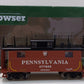 Bowser 41687 HO Pennsylvania N5B Shadow Keystone Caboose w/Trainphone #477805