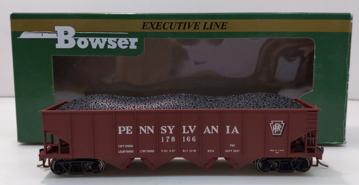 Bowser 40777 HO Pennsylvania Shadow Keystone H21a 4-Bay Hopper #178166