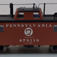 Bowser 41086 HO PRR N-8 Circle Keystone Caboose w/Antennae #478119