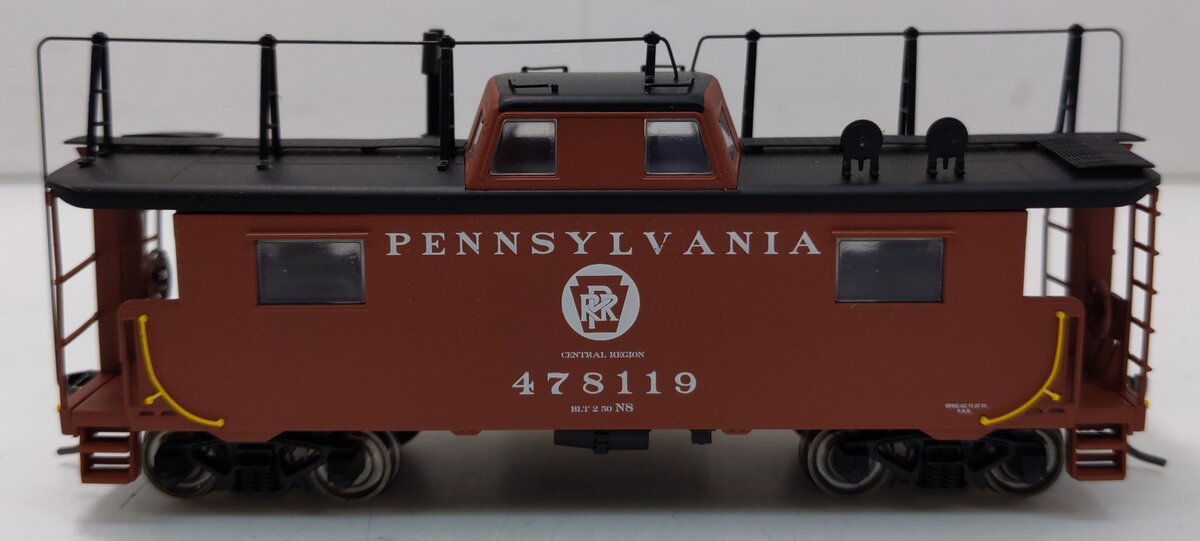 Bowser 41086 HO PRR N-8 Circle Keystone Caboose w/Antennae #478119