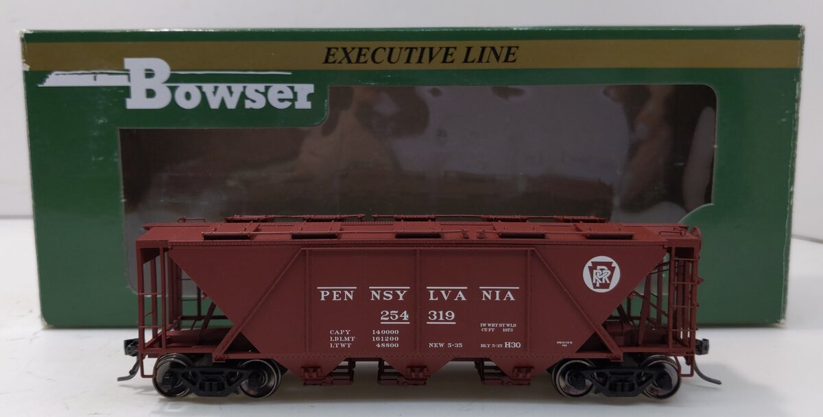 Bowser 40964 HO PRR H30 Circle Keystone Hopper #254319