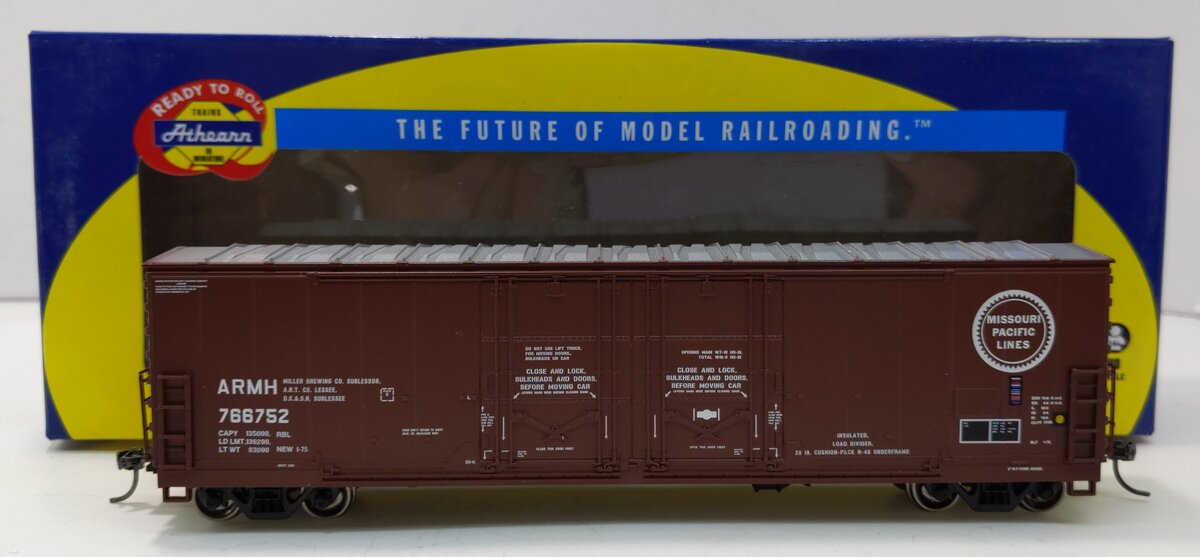Athearn 96931 HO Missouri Pacific 50' Evans Double Door Box Ready to Run #766752