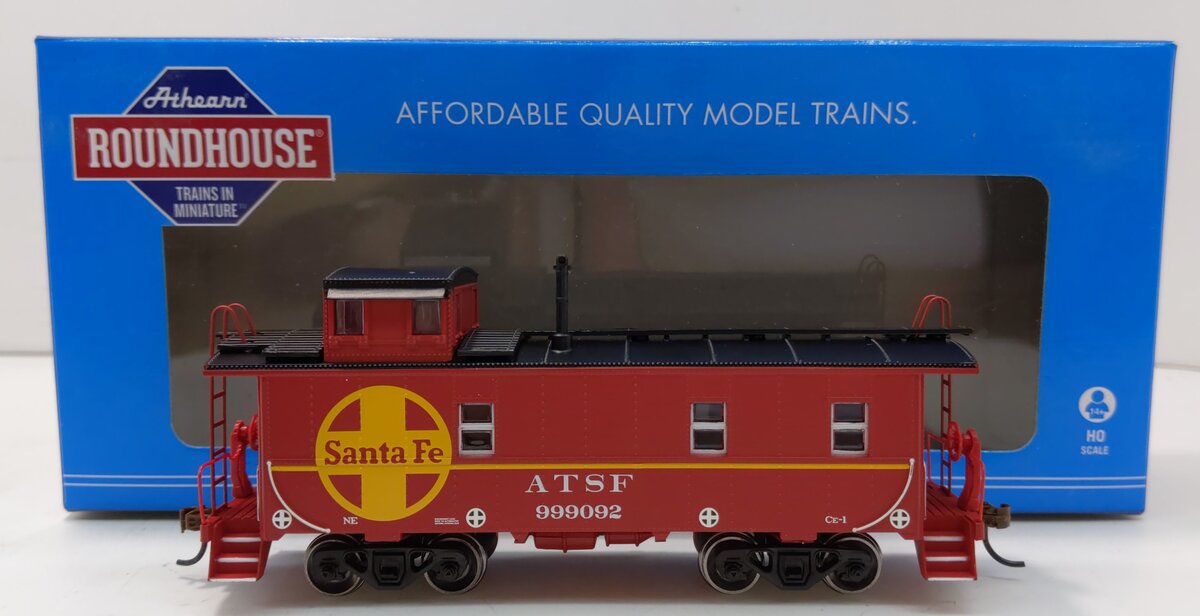 Roundhouse 87819 HO Santa Fe Cupola Caboose Car #999092