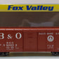 Fox Valley Models 30348 HO Baltimore & Ohio Wagontop Young Door Boxcar #380034
