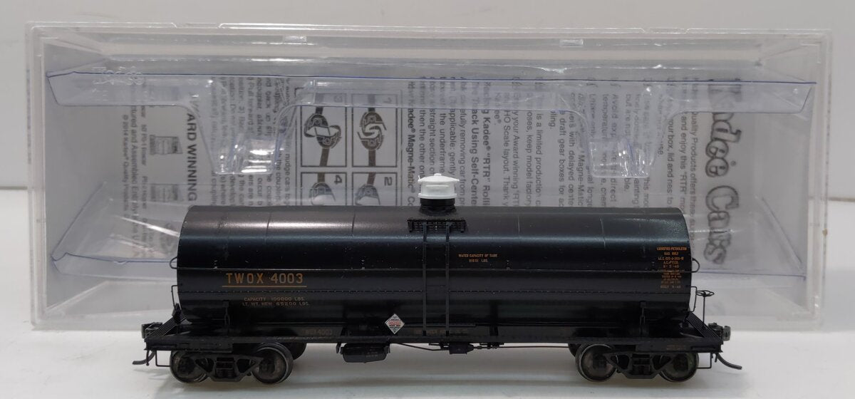 Kadee 9005 HO Scale TWOX ACF 11,000-Gallon Tank Car #4003