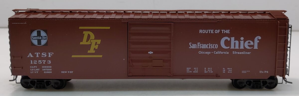 Kadee 6384 HO Atchison, Topeka & Santa Fe 50' PS1 Boxcar #12573