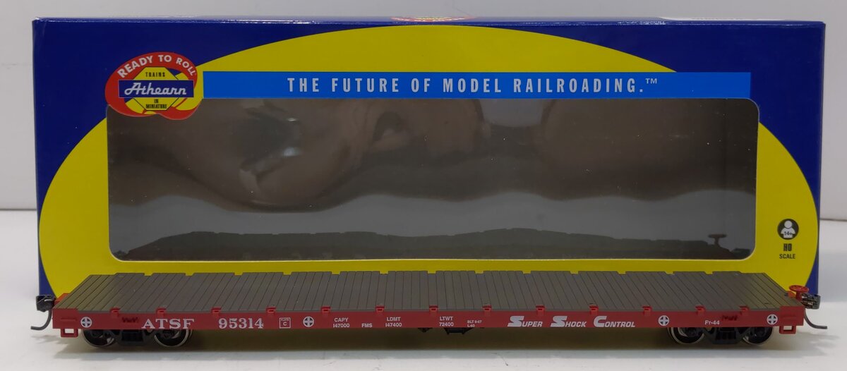 Athearn 97831 HO Scale Santa Fe 60' Flat Car #95314