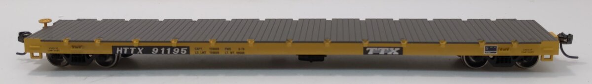 Athearn 97843 HO TTX 60' Flatcar #91195