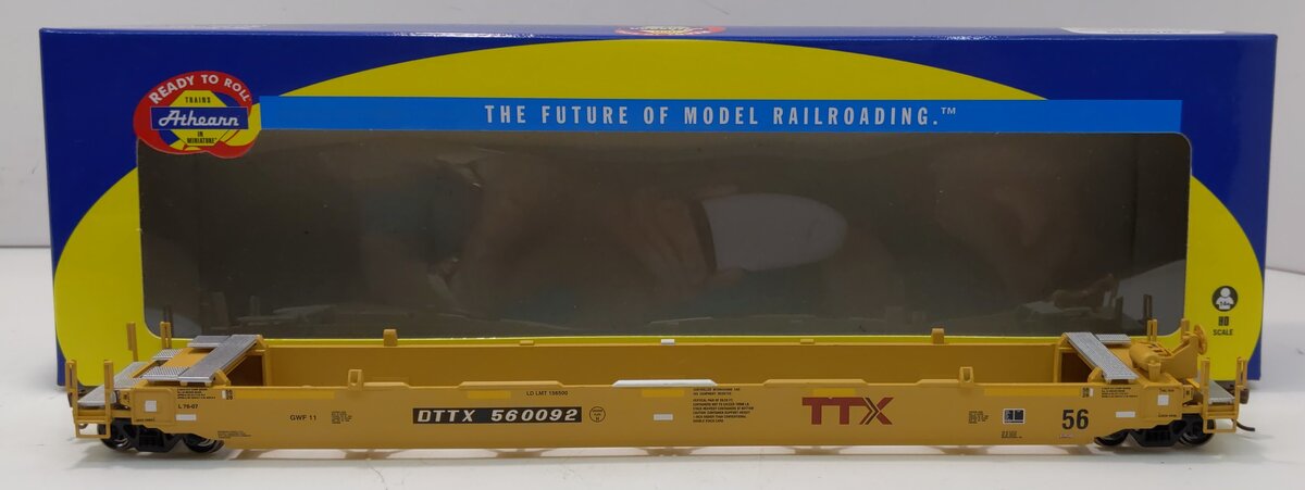 Athearn 7424 HO Scale TTX Corporation 56' Well Car #560092