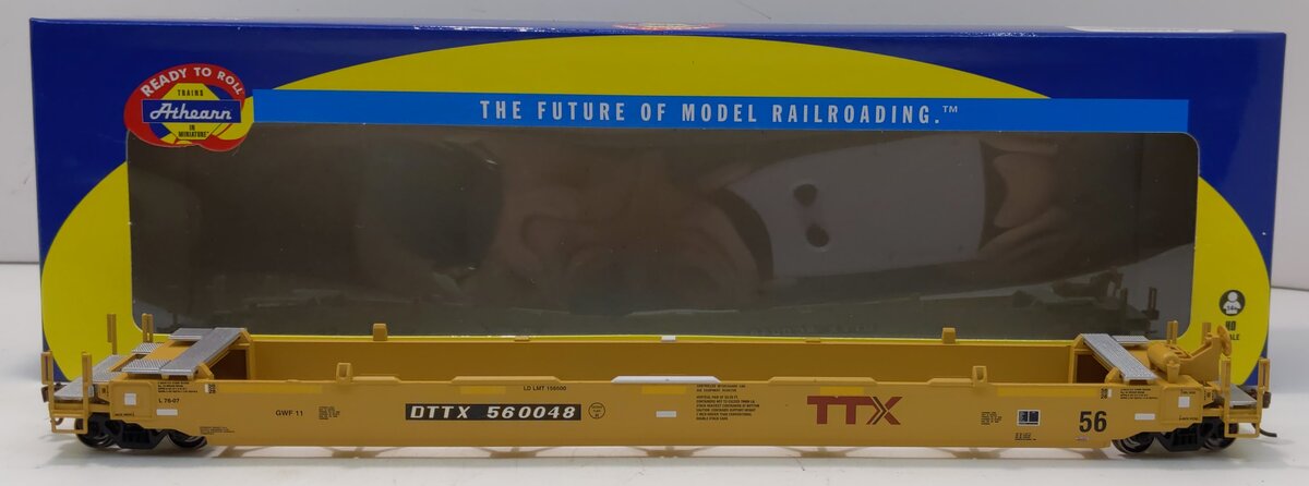 Athearn 7422 HO TTX 56' Well Car #560048