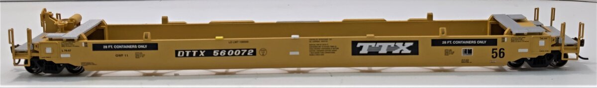 Athearn 7421 HO Scale TTX Corporation 56' Well Car #560072