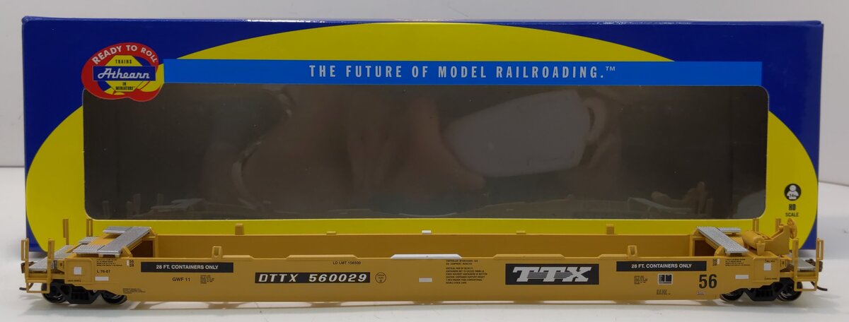 Athearn 7420 HO Scale TTX Corporation 56' Well Car #560029