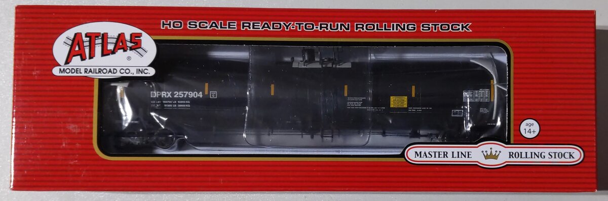 Atlas 20003820 HO Trinity Industries Trinity 25,500-Gallon Tank Car DPRX #257904